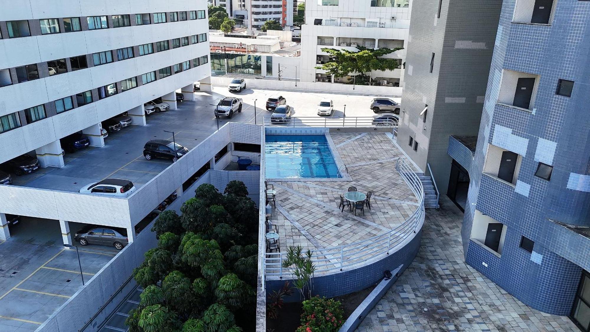 Flat No Condominio Metropolis - Ilha Do Leite Ресифи Екстериор снимка