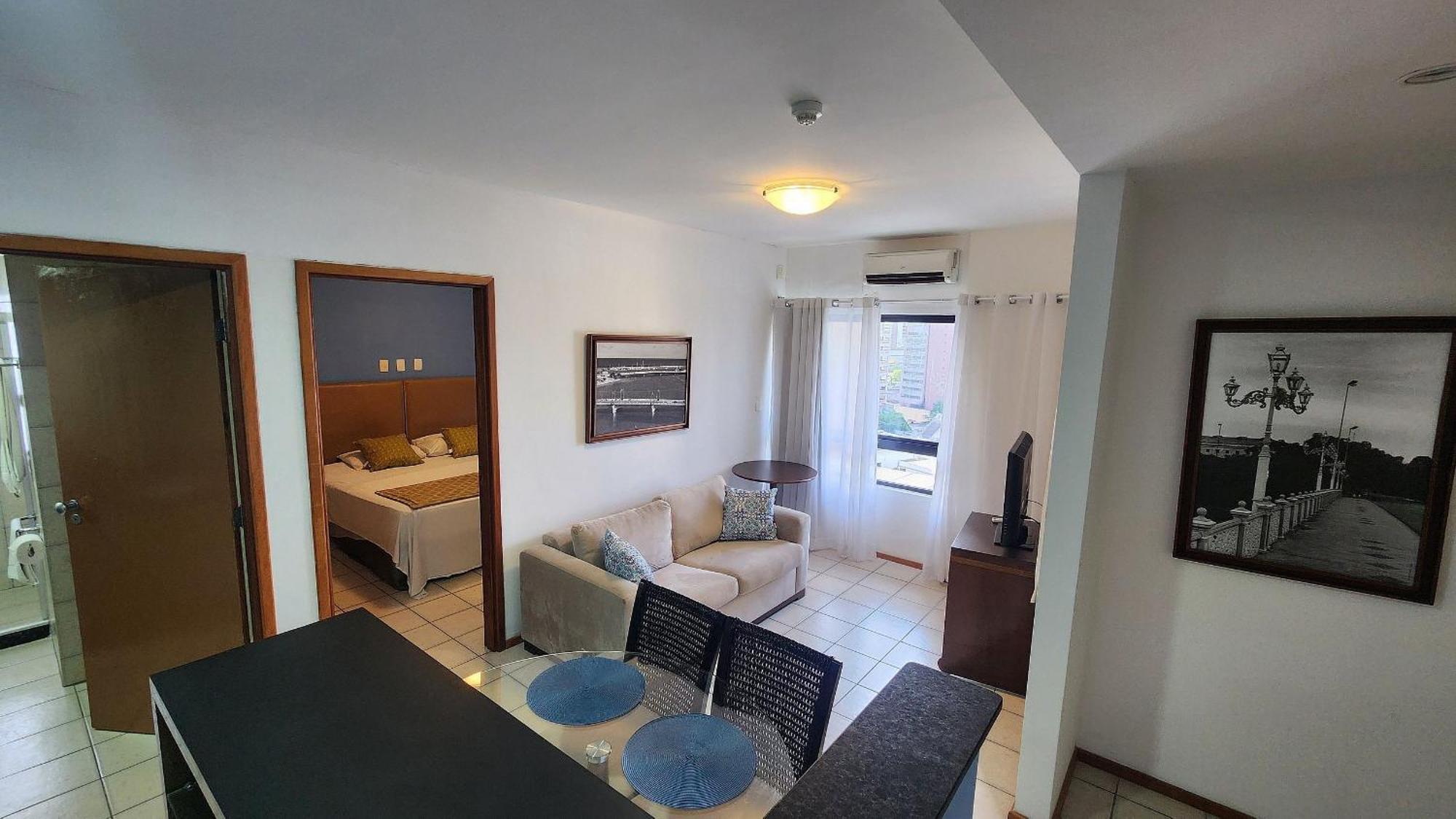 Flat No Condominio Metropolis - Ilha Do Leite Ресифи Екстериор снимка