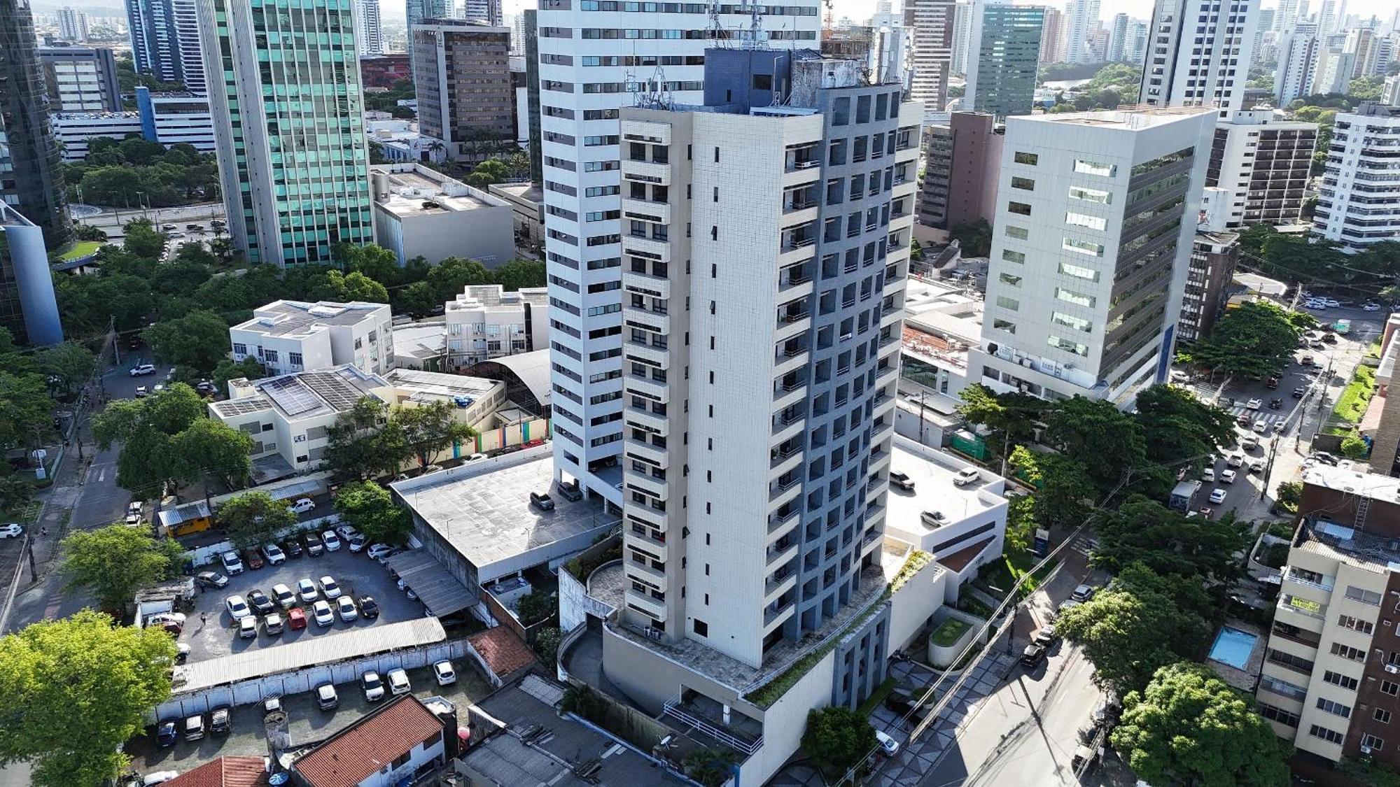 Flat No Condominio Metropolis - Ilha Do Leite Ресифи Екстериор снимка