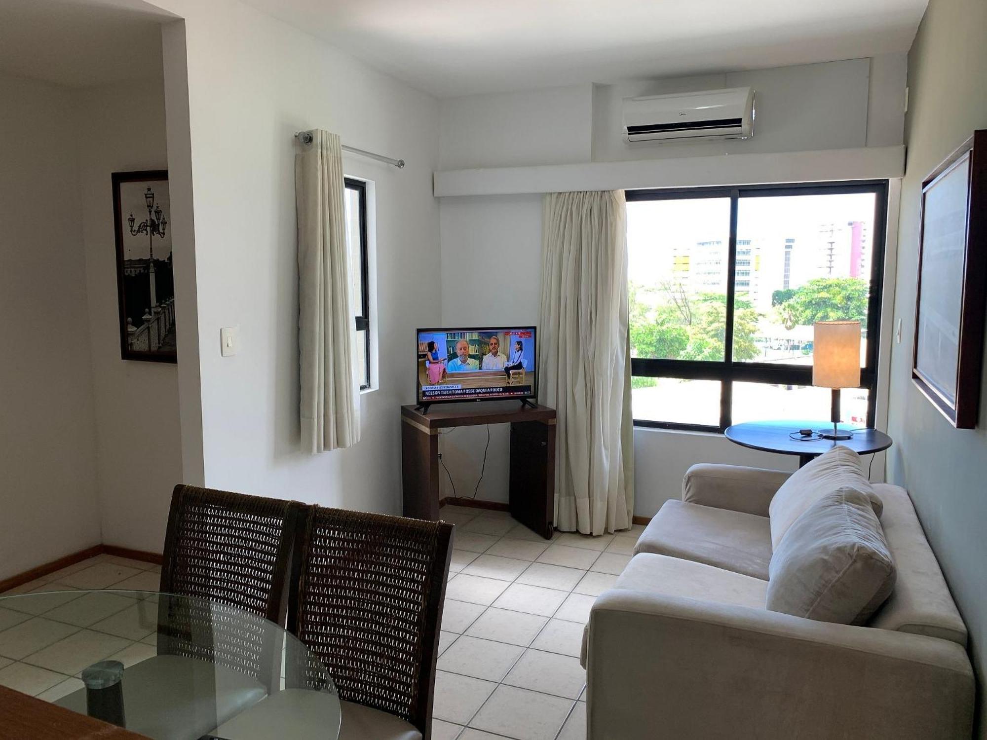 Flat No Condominio Metropolis - Ilha Do Leite Ресифи Екстериор снимка